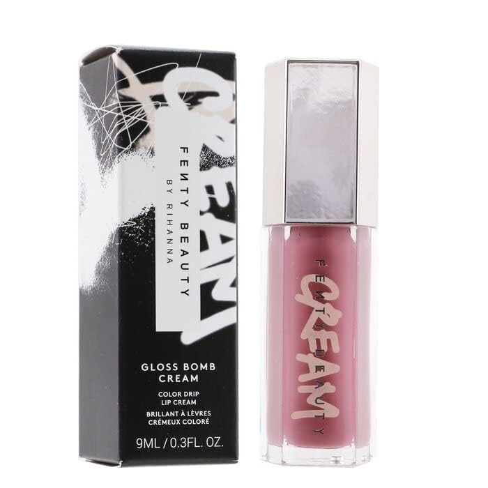 Fenty Beauty Gloss Bomb Cream Color Drip Lip Cream - Mauve Wives for Women - 0.3 oz Lipstick