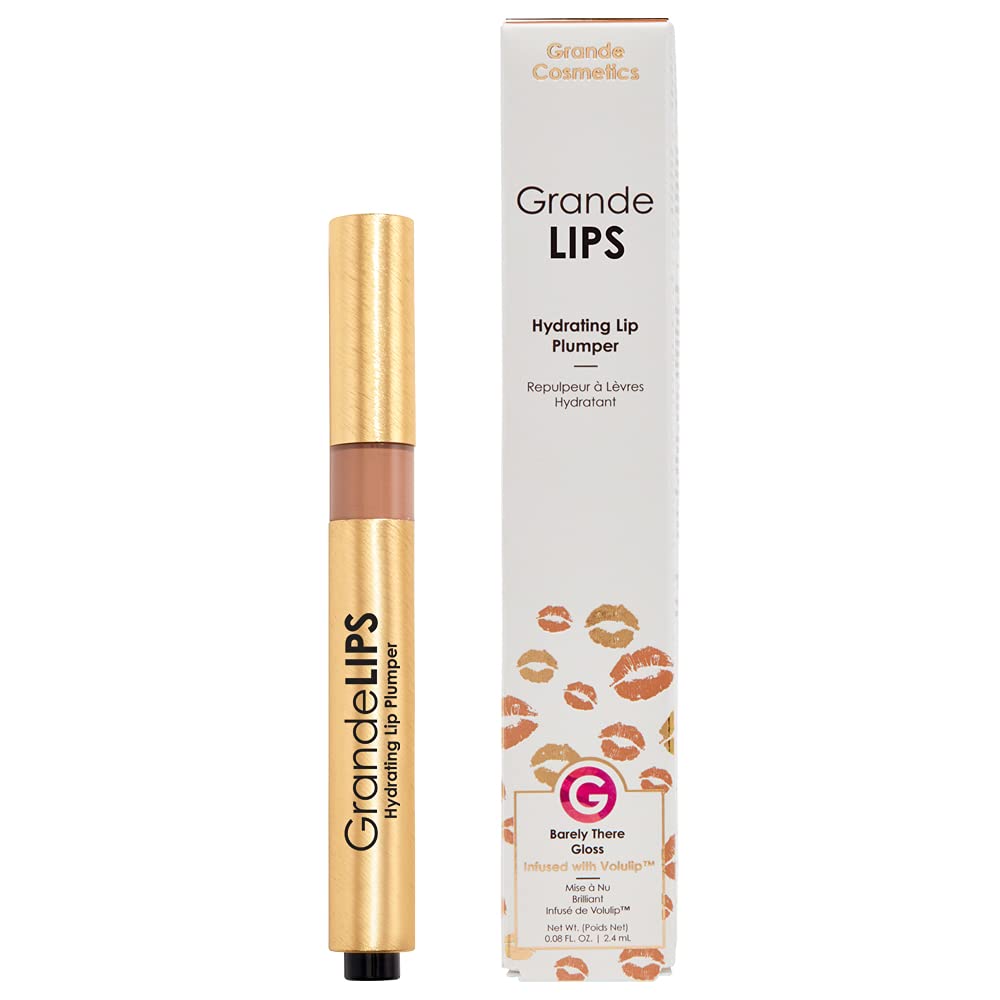 Grande Naturals Grande LIPS Hydrating Lip Plumper, Gloss, Barely There 1 ea