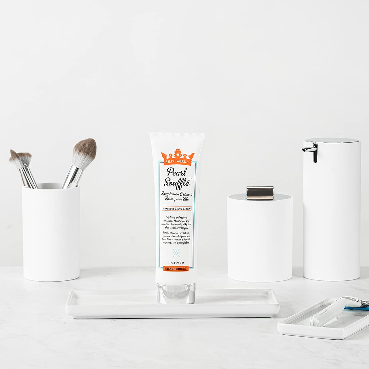 Shaveworks Pearl Souffl Shave Cream, 5.3 oz.