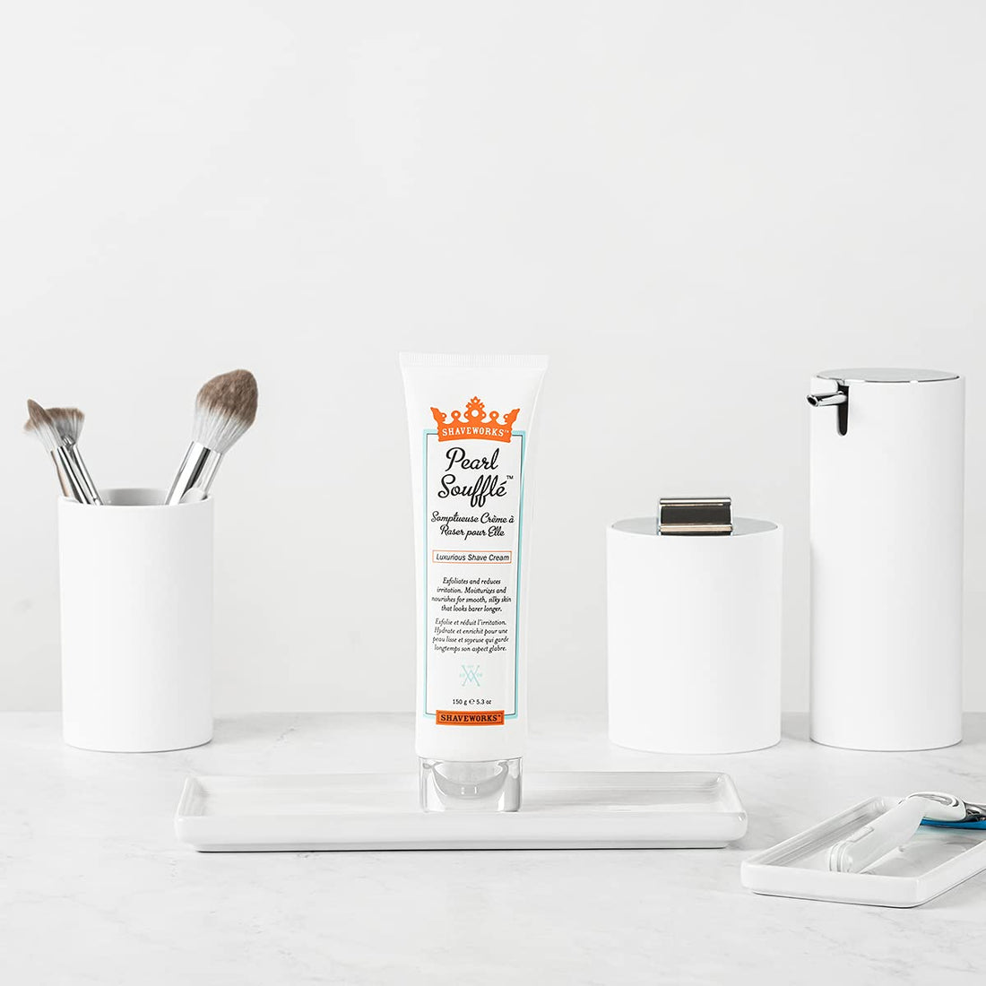 Shaveworks Pearl Souffl Shave Cream, 5.3 oz.