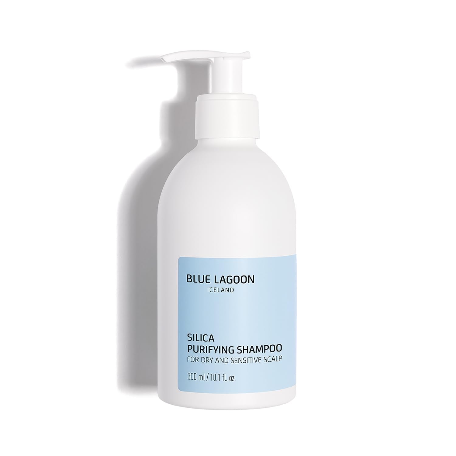 Blue Lagoon Skincare - Silica Purifying Shampoo - Contains Blue Lagoon Mineral Salts & Silica - Soothes Irritated/Sensitive Scalps - Natural Psoriasis Treatment - No Fragrance - 300ML