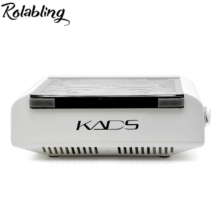 Rolabling Nail Dust Collector Strong Suction Dust Extractor Fan Collector No-spilling Filter Powerful Nail 100% Vacuum Cleaner Manicure Pedicure (110V) : 110V