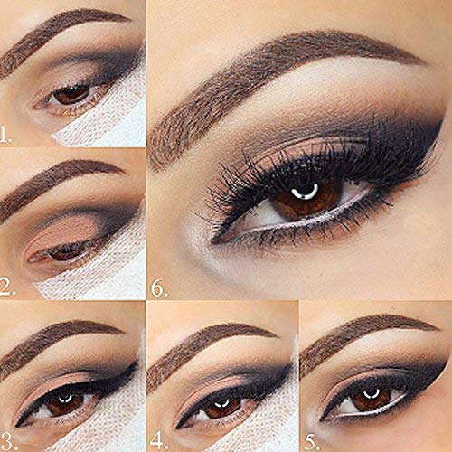 LKE 100 Pcs Eyeshadow Shields Professional Lint Free Under Eye Eyeshadow Gel Pad Patches For Eyelash Extensions/Lip Makeup
