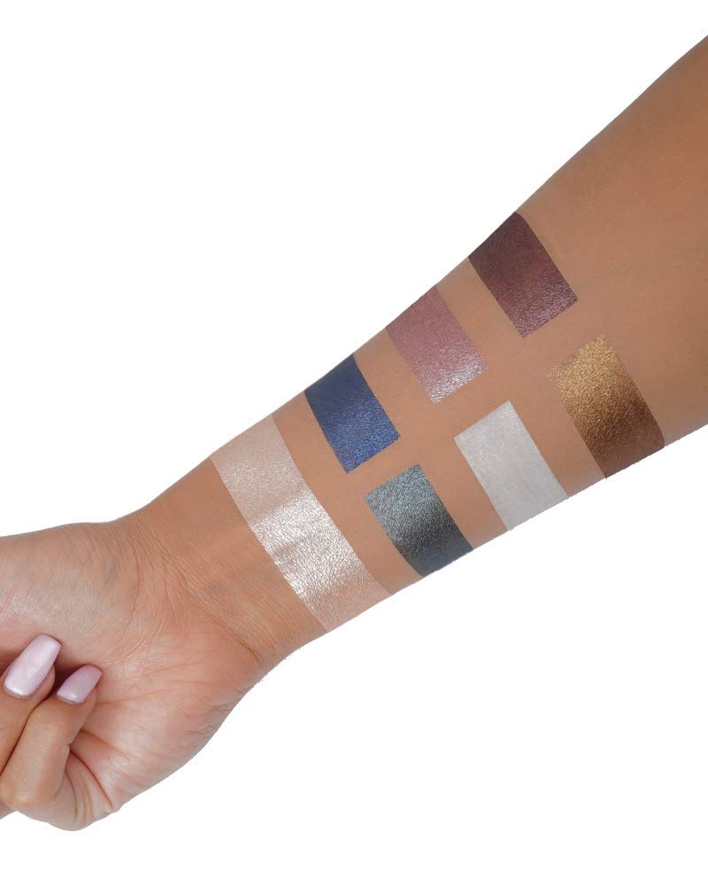Klara Cosmetics Fashion Victim London Eyeshadow Highlight Palette Shimmer Matte Metallic Shine Waterproof 100% Colour Pigment