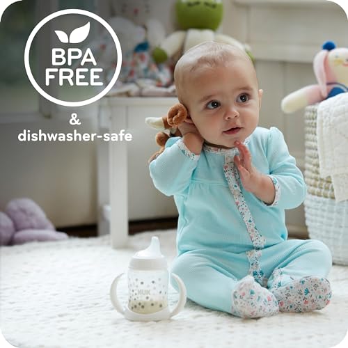 NUK Replacement Silicone Spout for NUK Active and Learner Cups, Clear, Pack of 3