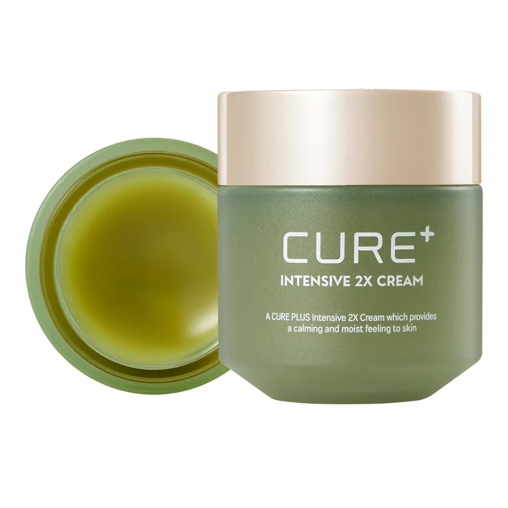 Kim Jeong Moon Aloe All-in-one Face Moisturizer for Dry Skin, 1.7 oz, Korean Face Moisturizer for Women & Dry Skin, Hydrating Aloe Vera Gel for Face. Cure Plus Intensive 2X Cream