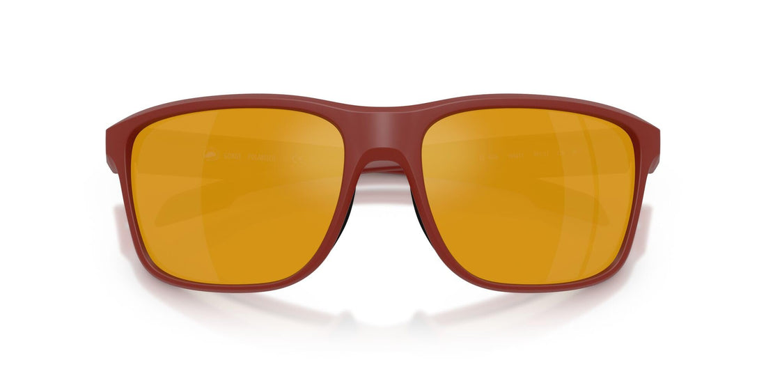 Native Eyewear Men's Gorge Square Sunglasses, Red Bluff/Bronze Mirrored Polarized, 59 mm