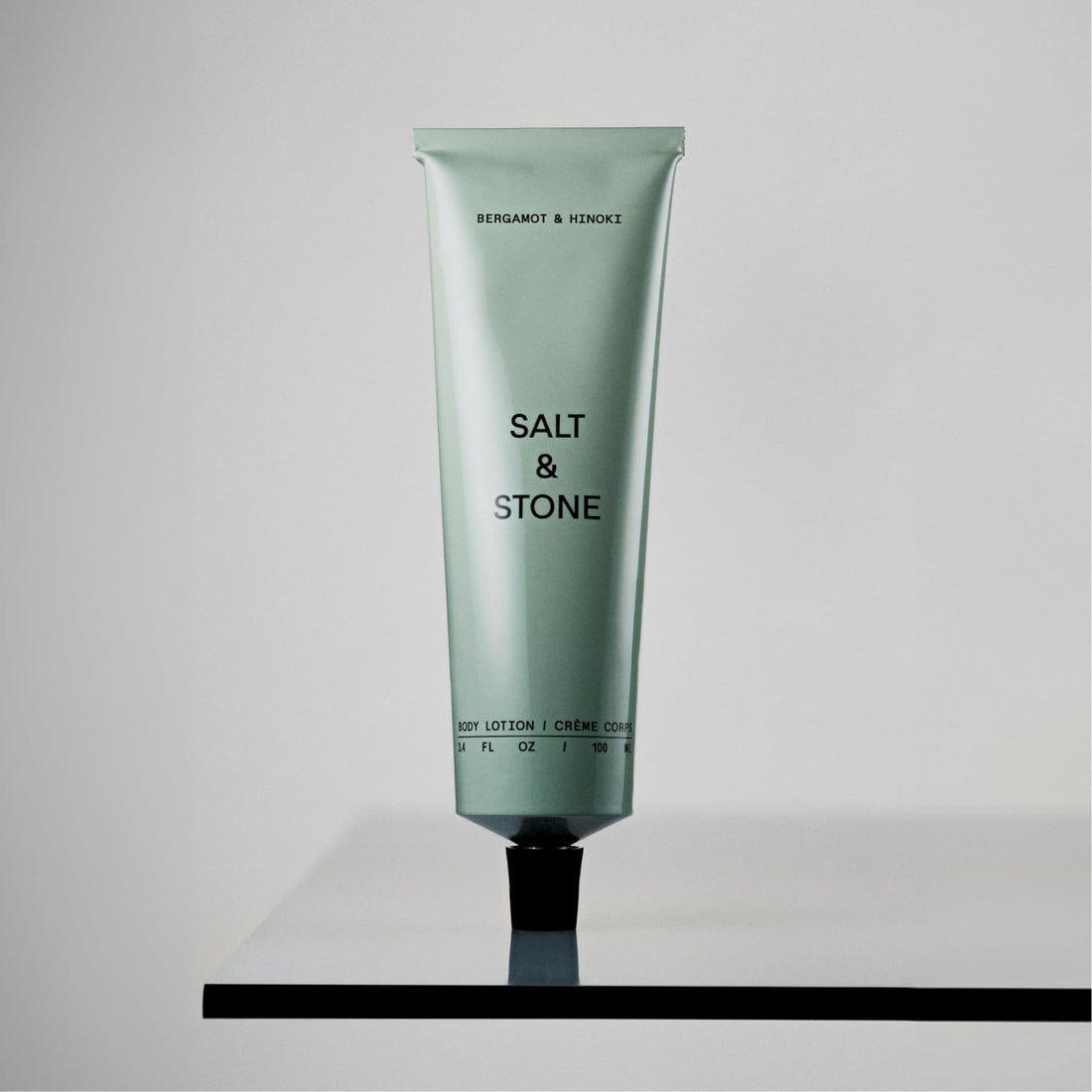 Salt & Stone Body Lotion for Women & Men | Hydrates, Nourishes & Softens Skin | Restores Dry Skin | Fast-Absorbing | Cruelty-Free & Vegan (100 ml) (Bergamot & Hinoki)