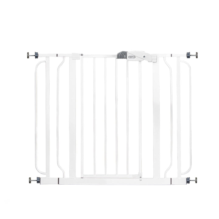 Regalo Easy Step Extra Wide Baby Gate, Includes 4-Inch and 4-Inch Extension Kits, 4 Pack of Pressure Mounts Kit and 4 Pack of Wall Mount Kit