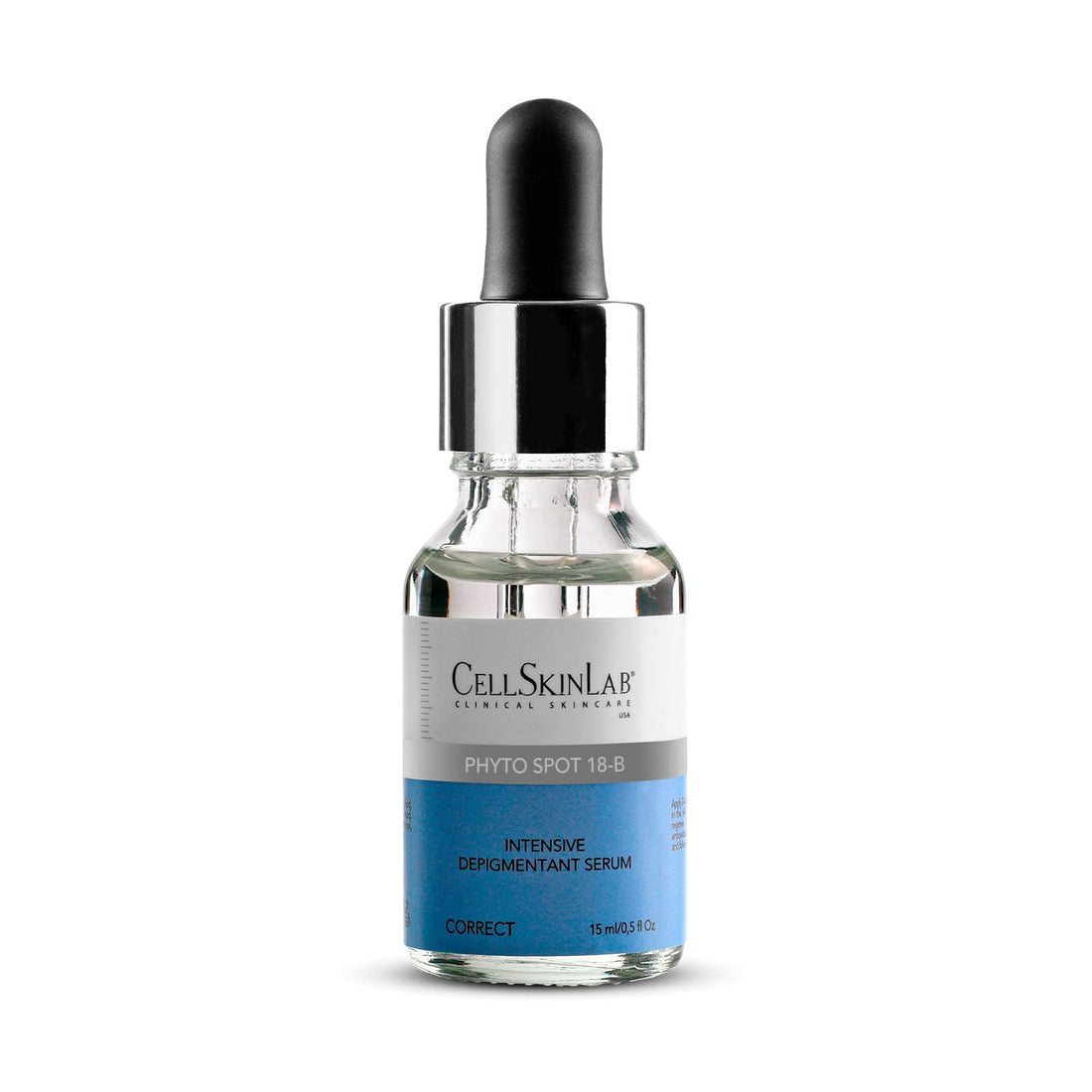 CellSkinLab Phyto Spot 18-B CSL - Intense Despigmentant Serum - Hyperpigmentation Brightening Serum with High Concentration of Niacinamide, AntiSpot Complex and Hyaluronic Acid
