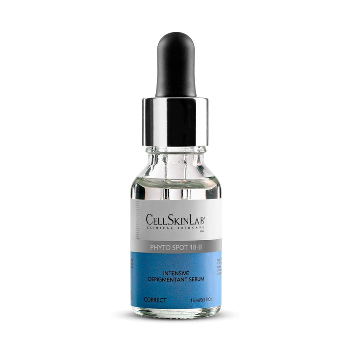 CellSkinLab Phyto Spot 18-B CSL - Intense Despigmentant Serum - Hyperpigmentation Brightening Serum with High Concentration of Niacinamide, AntiSpot Complex and Hyaluronic Acid