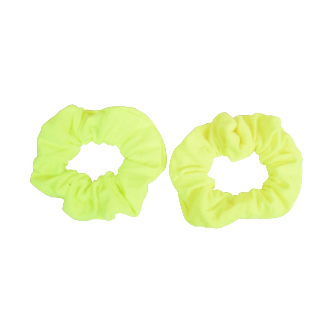 Set of 8 Neon Color Solid Scrunchies