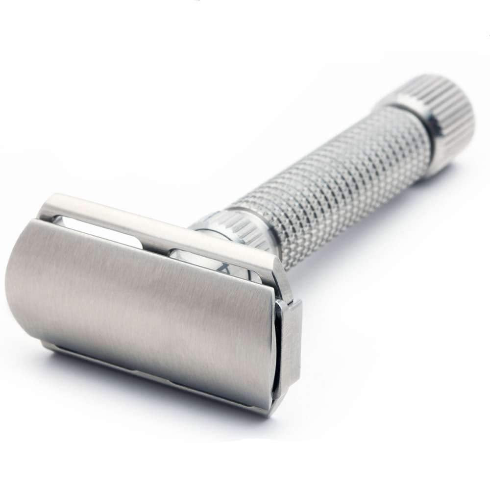 Rex Supply Company, Ambassador Adjustable 100% Stainless Steel Double Edge Safety Razor - Made in the USA