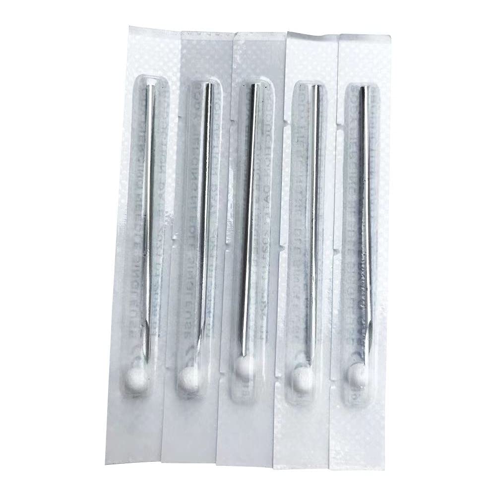 Body Ear Navel Nose Lip Nipple Piercing Needles, 18G, Tattoo Supplies, Body Piercing Needles Supply, Disposable Professional Body Piercing Needles Tool - 10PCS