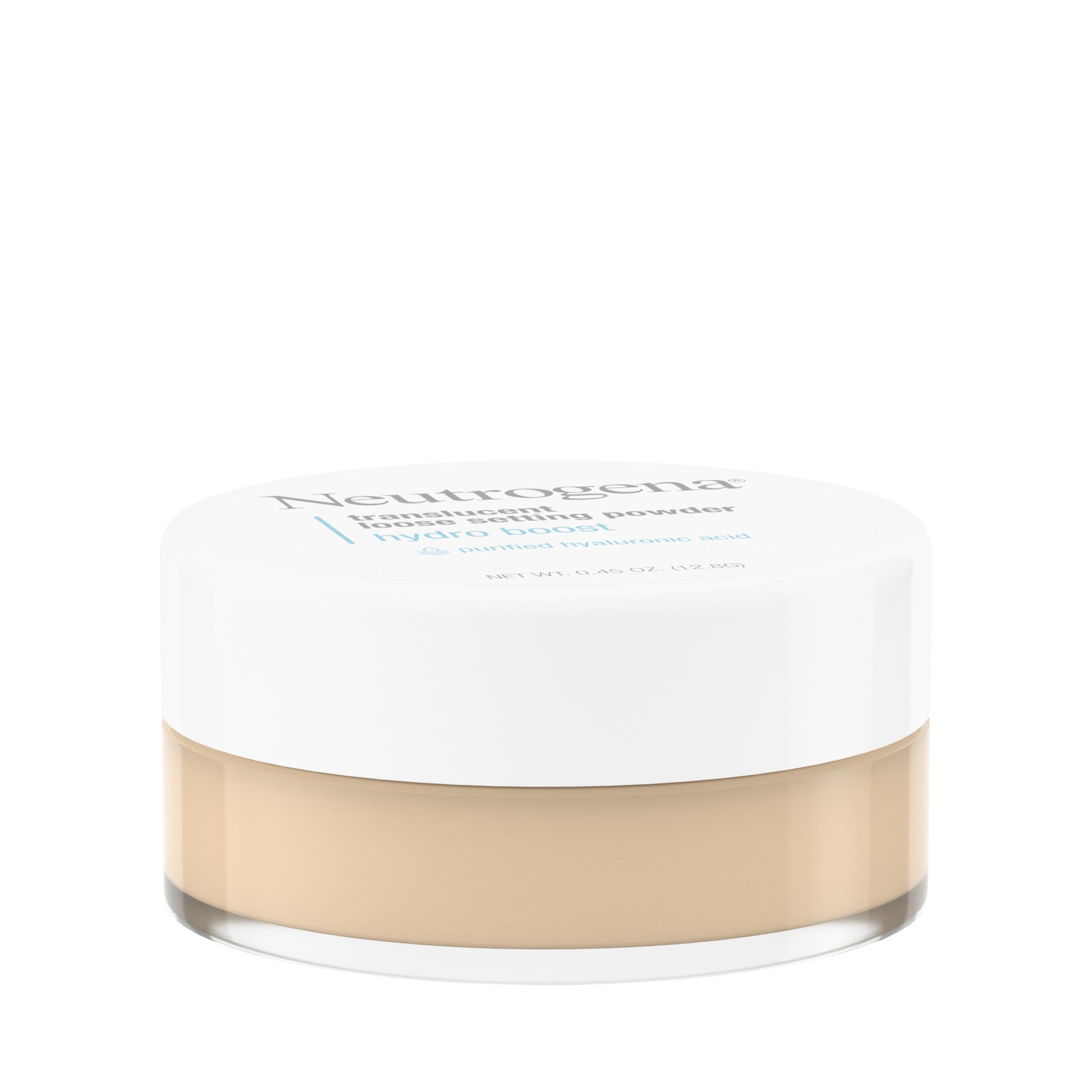 Neutrogena Hydro Boost Translucent Loose Setting Powder, Makeup Setting Powder with Purified Hyaluronic Acid, Translucent Loose Face Setting Powder, .44 oz