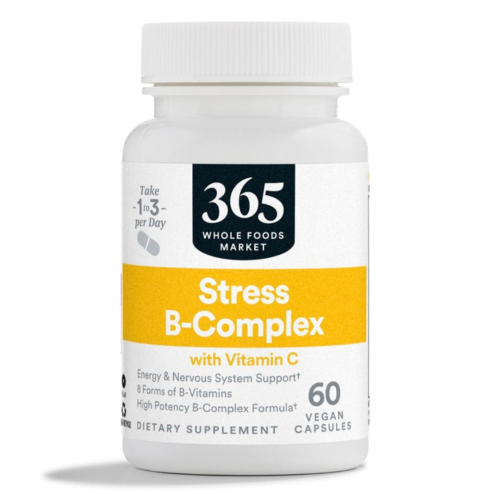 365 by Whole Foods Market, Vitamin B Stress Complex with Vitamin C, 60 Veg Capsules