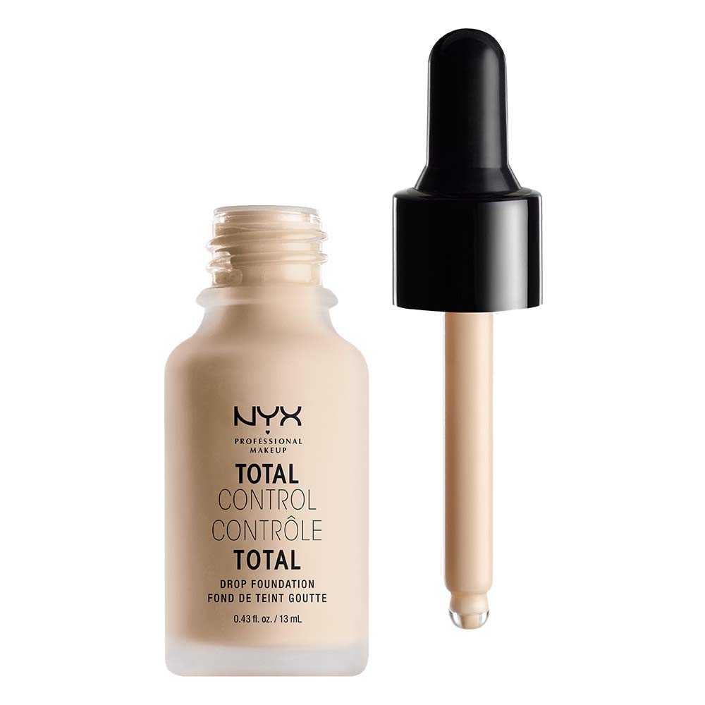 NYX PROFESSIONAL MAKEUP Total Control Drop Foundation - Vanilla, Beige With Peach Undertones