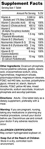 Daily Multiple Vitamins Compare to One A Day Essentials Multivitamin Multimineral Supplement 365 Tablets per Bottle Pack of 2 Total 730 Tablets