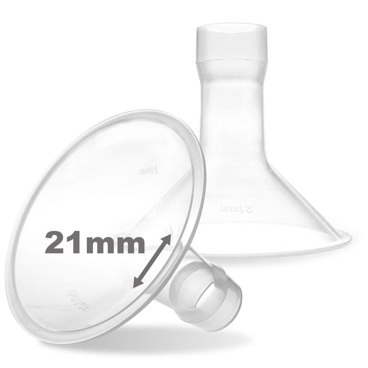 Nenesupply 21mm Flange Compatible with Medela Breast Pump Parts Replace 21mm Flange for Medela Accessories Compatible with Pump in Style Parts Symphony Swing Harmony Pump Work with Personalfit Flex