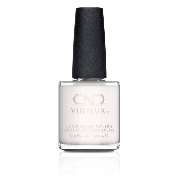 108 CND - VINYLUX CREAM PUFF Weekly Polish Bright White Nail Coat Manicure 0.5oz
