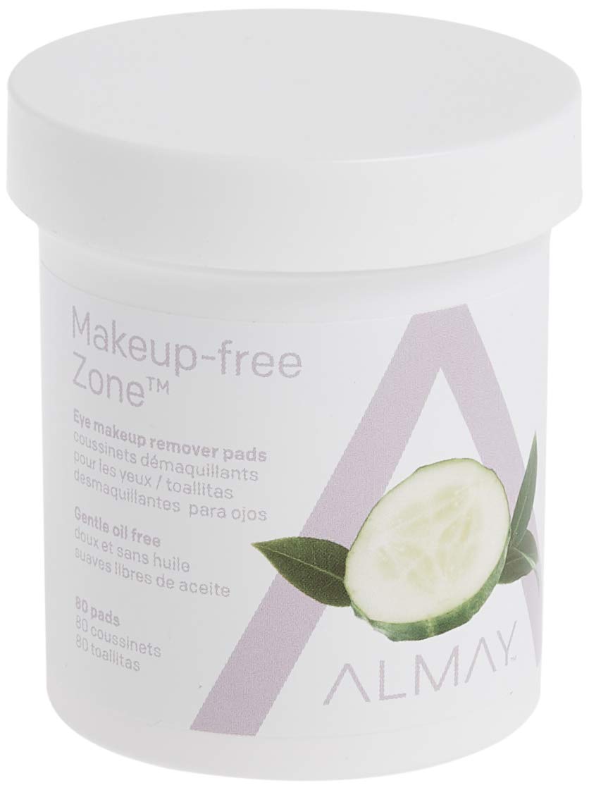 Almay Oil-free Eye Makeup Remover Pads, 80 Pads