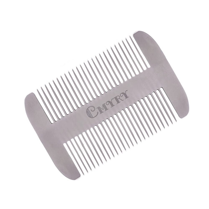 Wallet Durable Stainless Steel Comb for Hair & Beard Pocket Men Comb(travel metal wallet)
