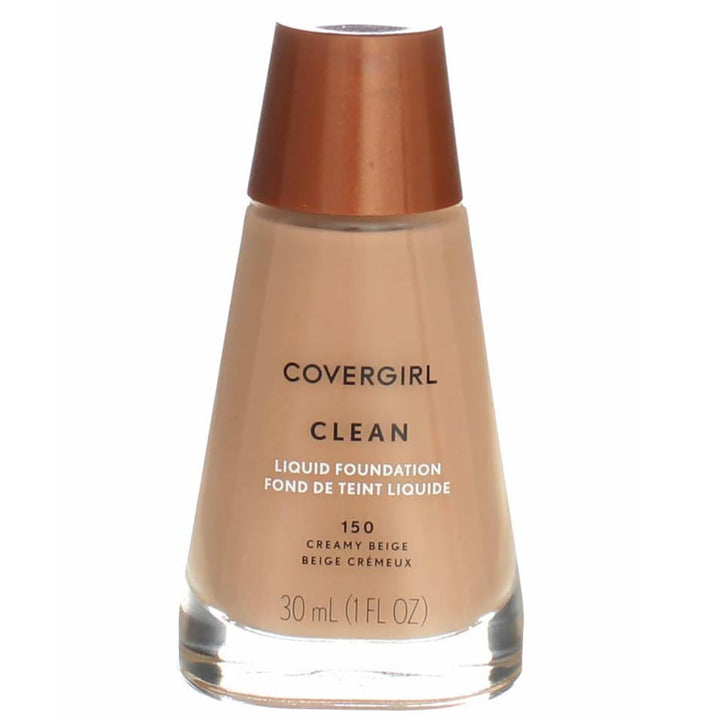 CoverGirl Clean Foundation, Normal Skin, Creamy Beige 150