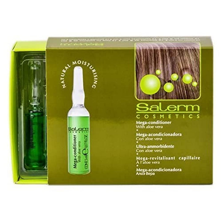 Salerm Cosmetics Mega Conditioner For Nature Moisturising Treatment - 12 Vial x 0.17 oz by Salerm