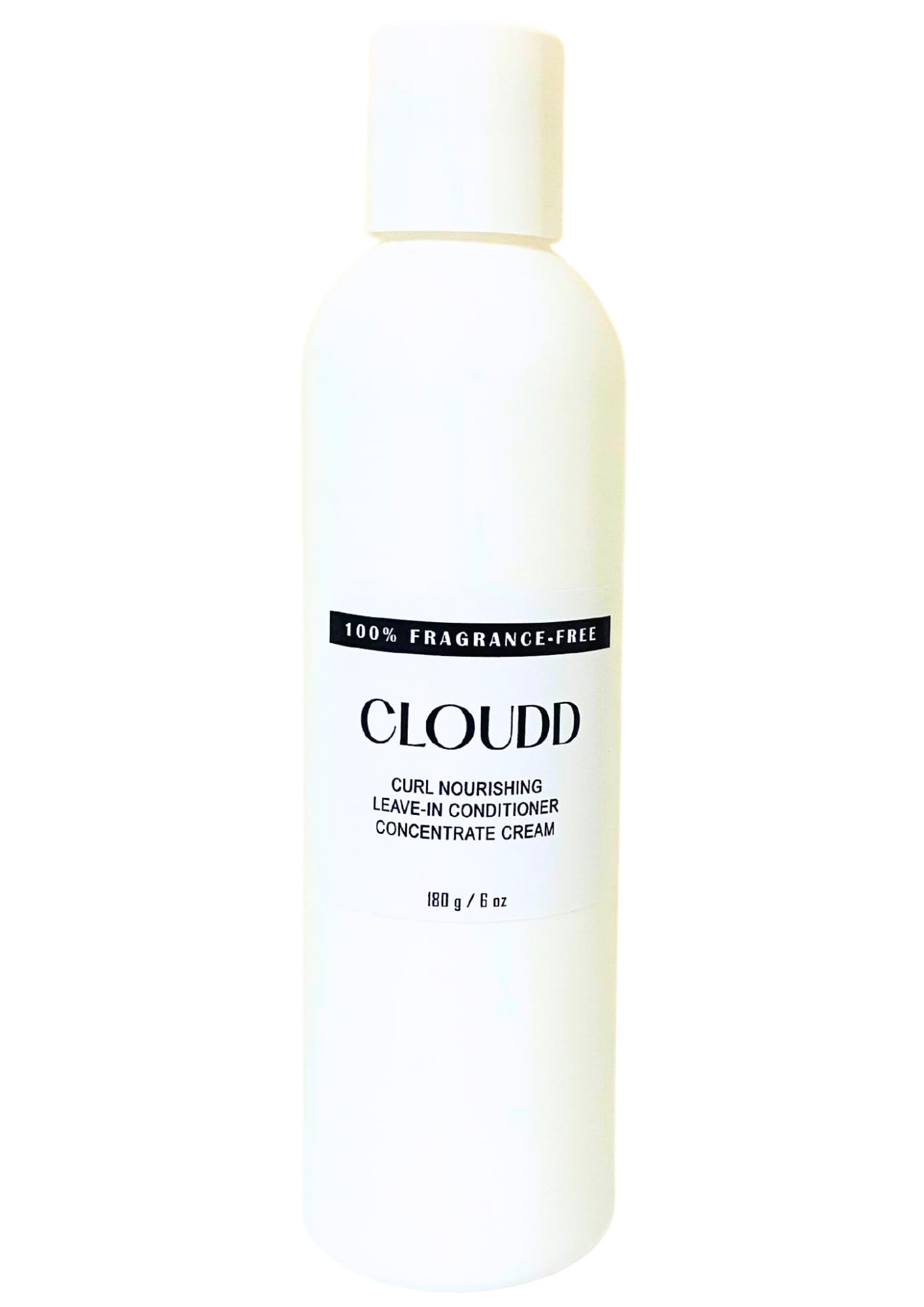 CLOUDD Curl Nourishing Leave-in Conditioner Concentrate Cream, Fragrance-Free and Essential Oil-Free