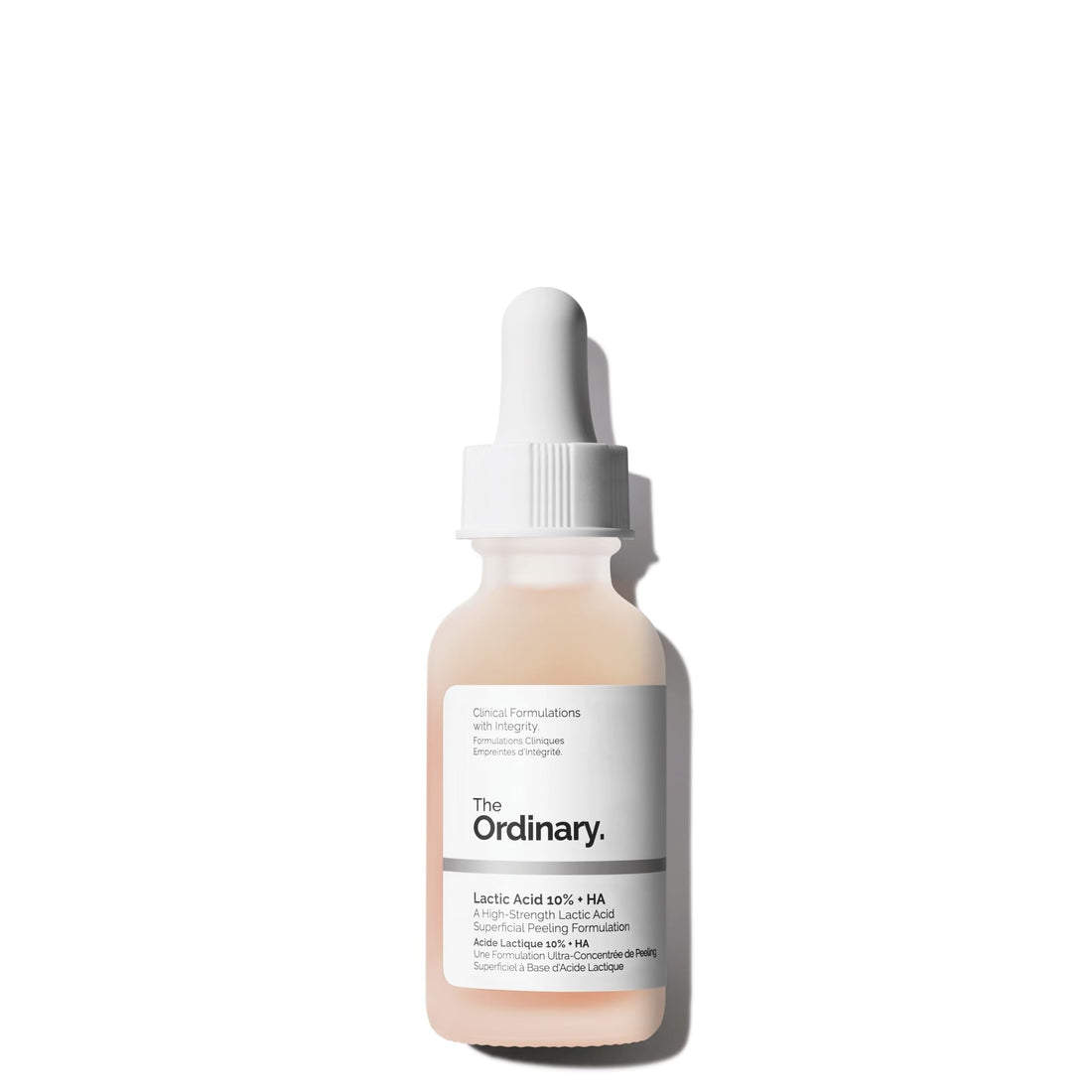 The Ordinary Lactic Acid 10% + HA 2%, High-Strength Exfoliating Serum for Smoother, Brighter Skin, 1 Fl Oz