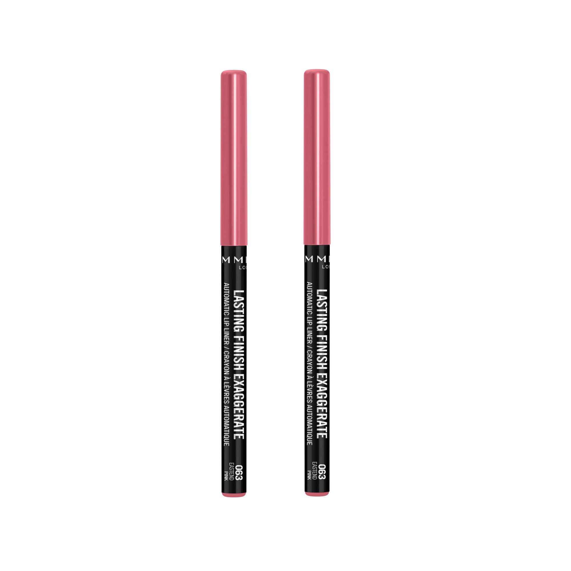 Rimmel Exaggerate Lip Liner, Eastend Snob, 2 Count (Pack of 1)