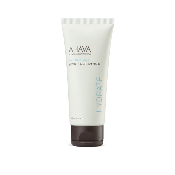 AHAVA Hydration Cream Mask - Replenishes, Fights Dehydration, Calms & Enhances Smoothness, Enriched by Exclusive Dead Sea Osmoter & Mud, Pentavitin, Vitamin E, Shea Butter & Hyaluronic Acid 3.4 Fl.Oz