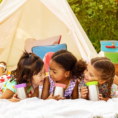 Munchkin Stainless Steel Sippy Cups for Toddlers 1-3, Spill Proof Miracle 360 Cup, Insulated, 10 Ounce, Blue