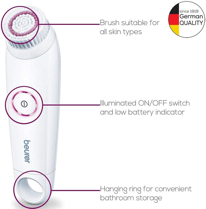 Beurer North America Beurer Electric Waterproof Facial Cleansing Brush