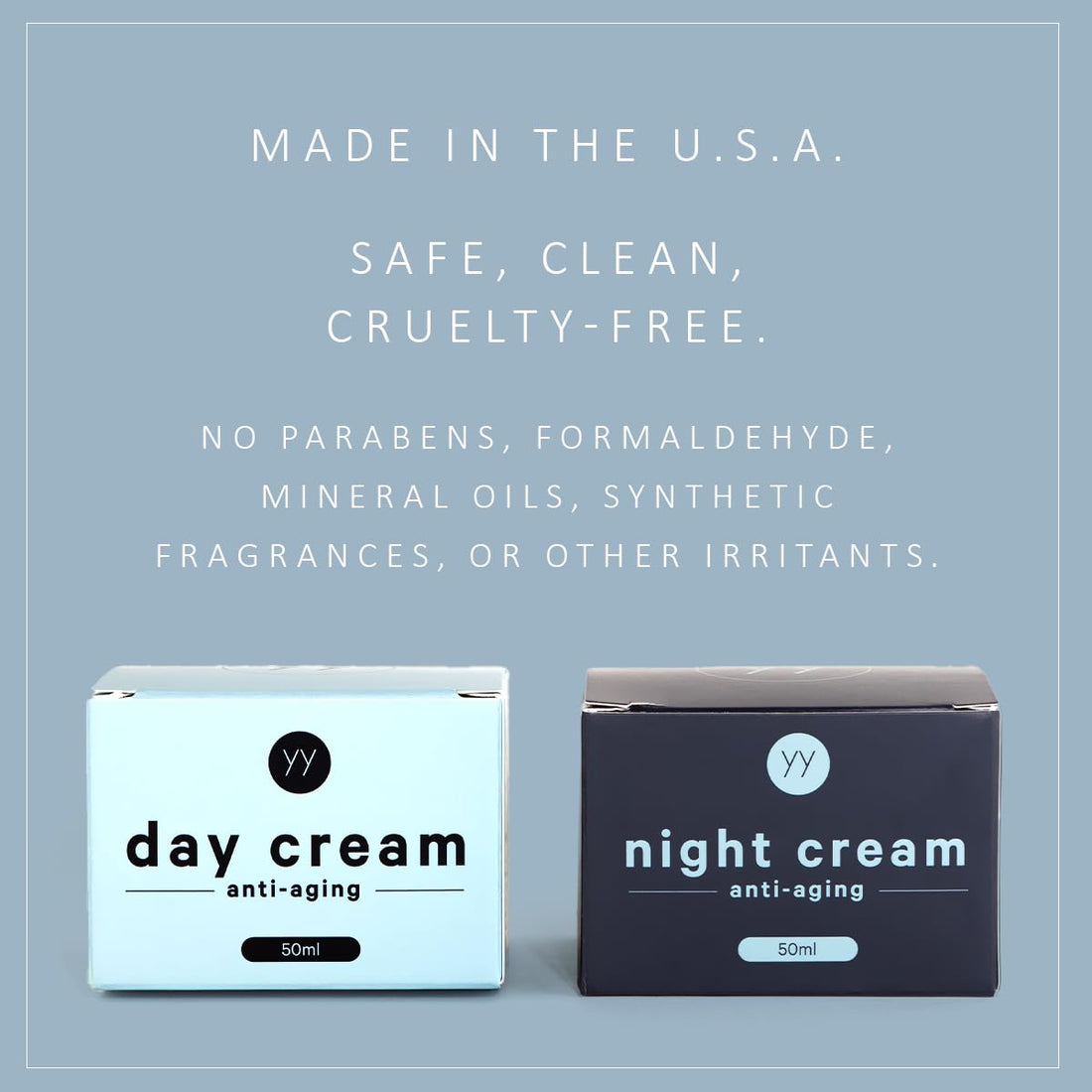 younger you | yy day and night | Anti Aging Skin Care Set | Complete Luxury Skincare for Less Than a Dollar a Day