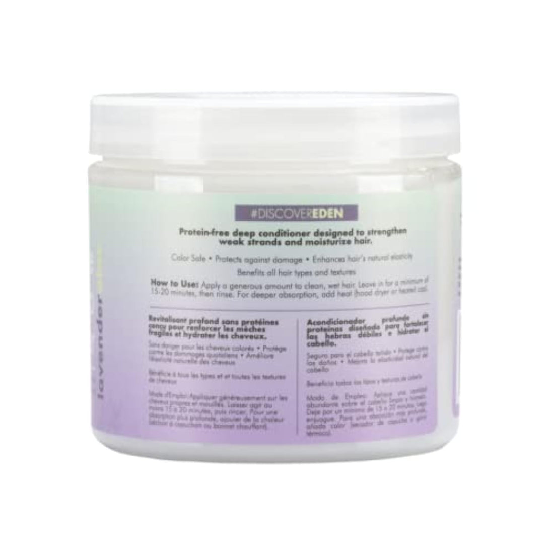 EDEN BodyWorks Lavender Aloe Anti-Breakage Deep Conditioner (16 oz) - Hair Treatment to Strengthen & Enhance Hair Elasticity