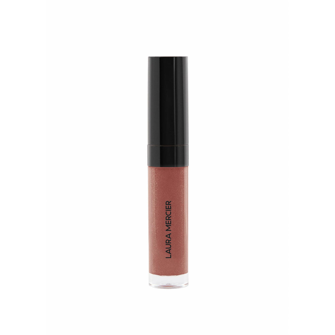 Laura Mercier Lip Glacé Balm Gloss, High-Shine Finish, 24HR Moisture, Improves Hydration, Smooth and Even Application, Infused with Jojoba Oil, 35 Crème Brûlée