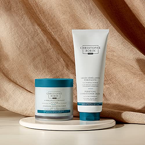 Christophe Robin Purifying Lightweight Conditioner Gelèe With Sea Minerals for Soft Lengths and Oily Scalp 6.7 fl. oz