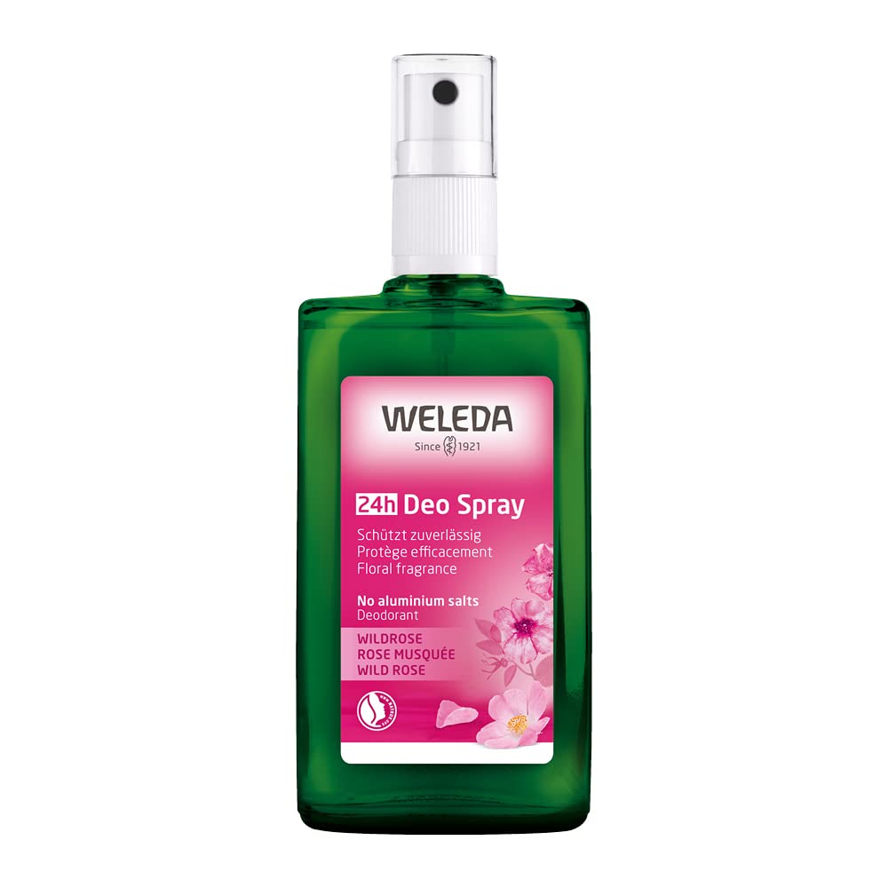 Weleda Wildrose Deodorant, 3.4-ounce, Spray, Unisex
