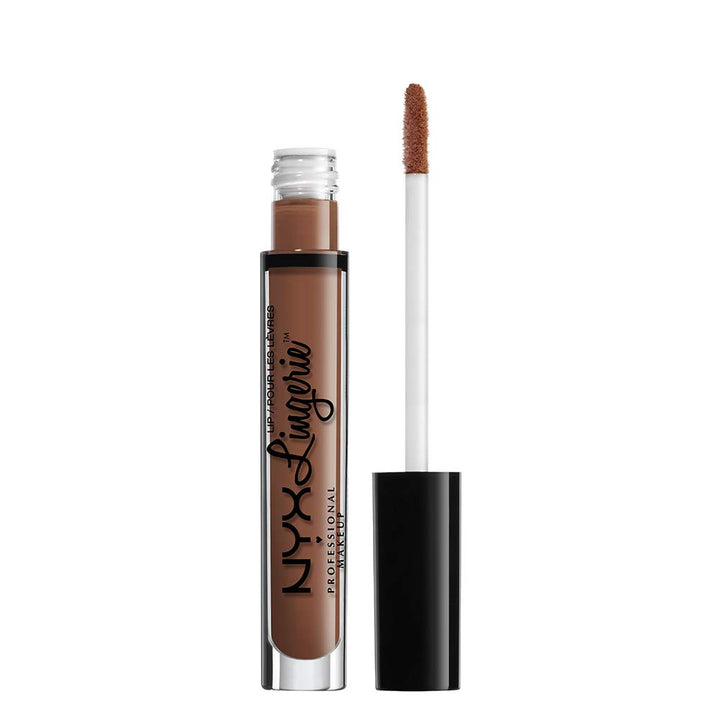 Nyx Professional Makeup Lip Lingerie Liquid Lipstick, Teddy, 4ml