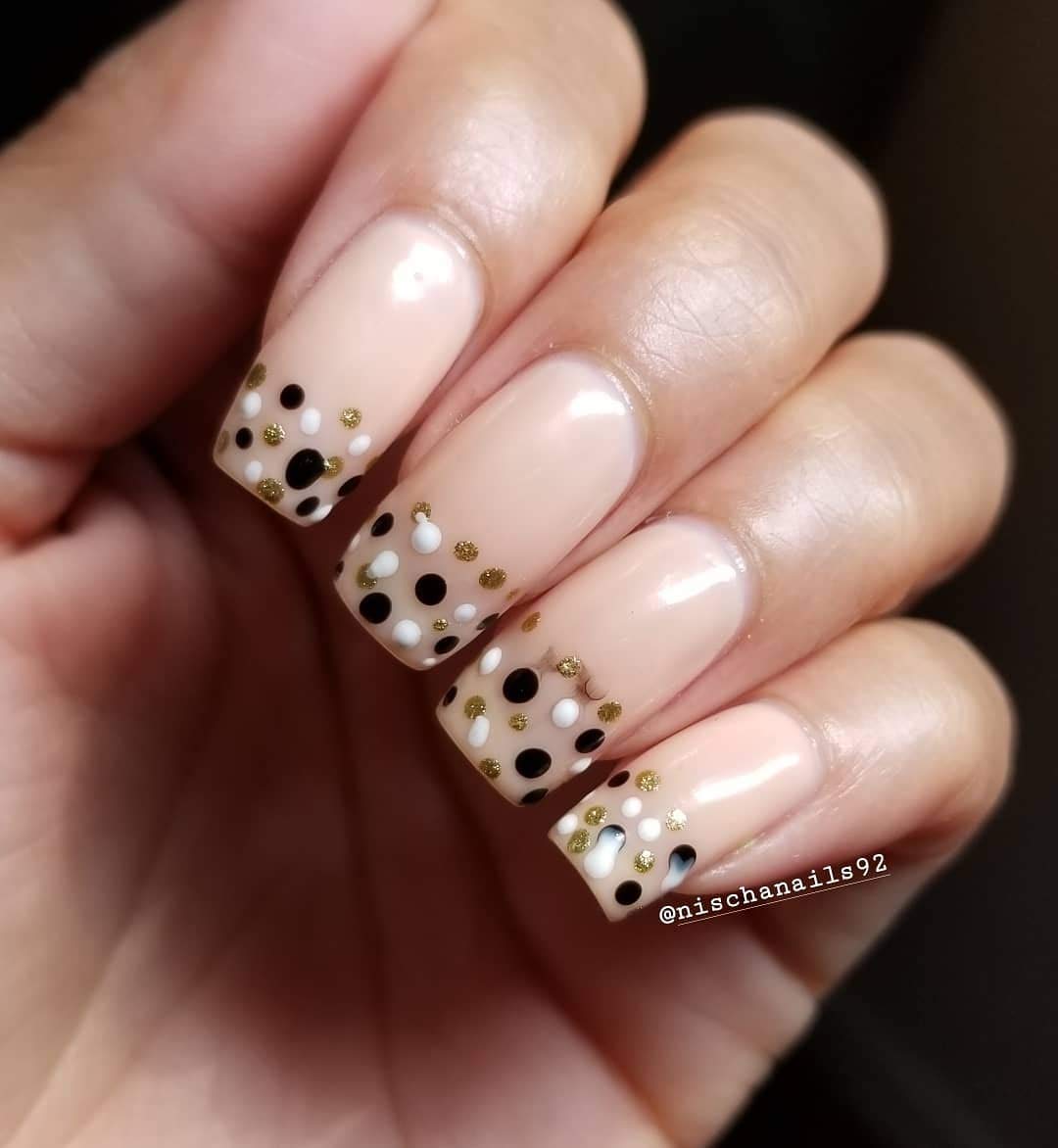 AIMEILI Soak Off U V LED Nude Gel Nail Polish - Soft Peach Pink (036) 10ml