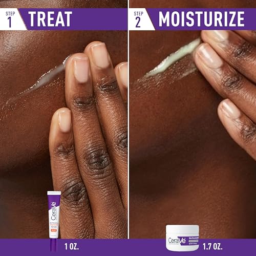 CeraVe Vitamin C Serum and Night Cream Skin Care Set, Brightening Serum with 10% Pure Vitamin C and Night Moisturizer with Peptides, Hyaluronic Acid and Ceramides, 1oz Vit C + 1.7oz Moisturizer