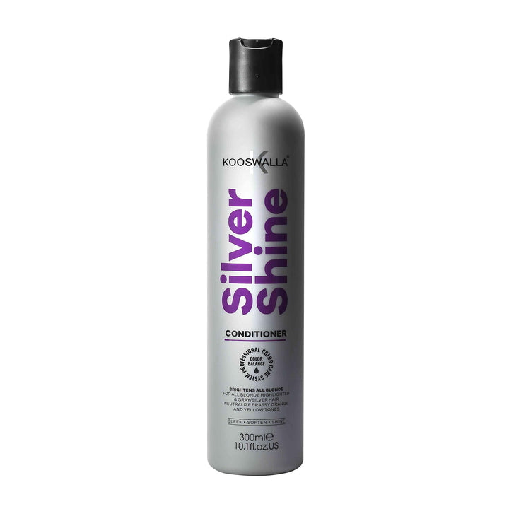 KooSwalla Purple Conditioner for Blonde & Silver Hair, Neutralizes Yellow Brass Tone, Moisturizing & Nourishing Formula, Sulfate-Free, Paraben-Free 10.1 fl.oz