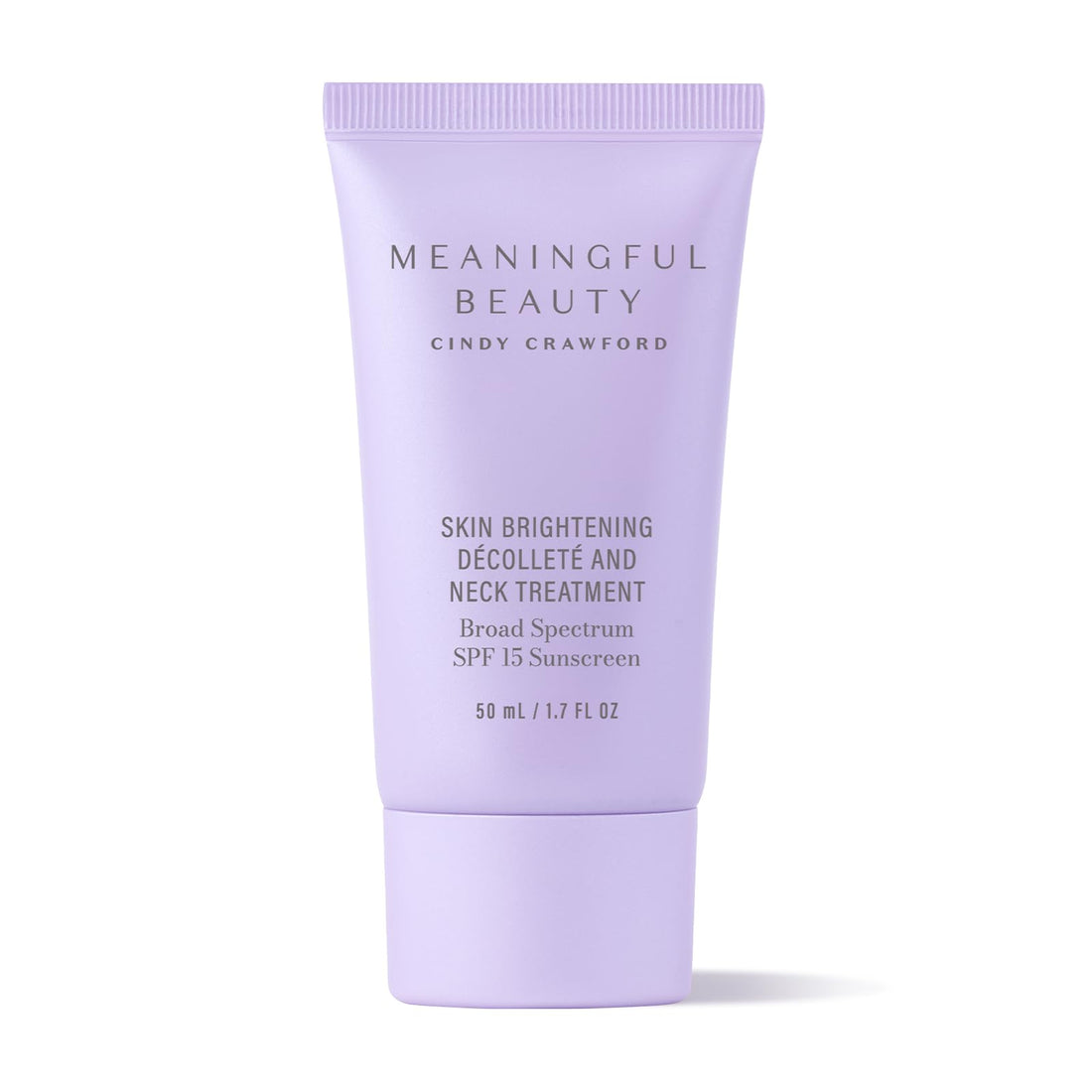 Meaningful Beauty Skin Brightening D collet and Neck Treatment, Vitamin C Emollient SPF 15 Cream, 1.7 Fluid Ounces