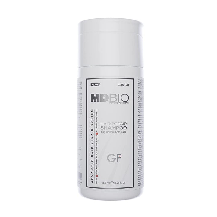 MD PLUS BIO Hair Regrowth Shampoo, Clinically Tested Repair Shampoo, Anti-Thinning Shampoo, Hair Loss Shampoo, Hair Thinning Therapy For Men & Women, Sulfate Free Paraben Free - 8.45 Fl Oz (250 ml)