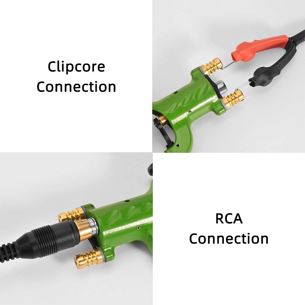 Rotary Tattoo Machine Gun, ATOMUS Tattoo Liner Shader Motor Body Art Dragonfly Machine Motor Gun for Tattoo Artist (Green)