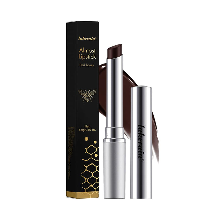 SHEEYOON Tinted Lipstick Dark Honey, Hydrating Sheer Formula Lip Balm, Natural Glossy Finish (Dark honey, 1 PC)