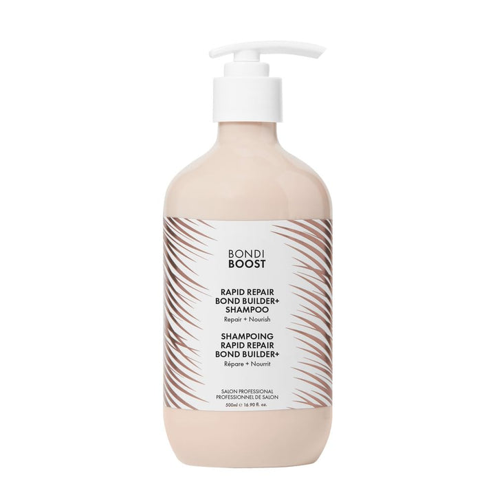 BONDIBOOST Rapid Repair Bond Builder + Shampoo for Damaged Hair [16.90 fl oz], Strengthening Formula for Restoring + Rebuilding Hair, Deep Conditioning + Nourishing Treatment for Healthier Results