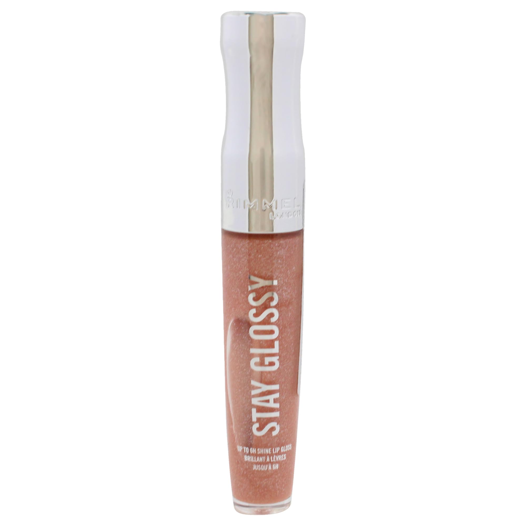 Rimmel Stay Glossy 6HR Lip Gloss, Honey, Honey, 0.18 Fl Oz (Pack of 1)