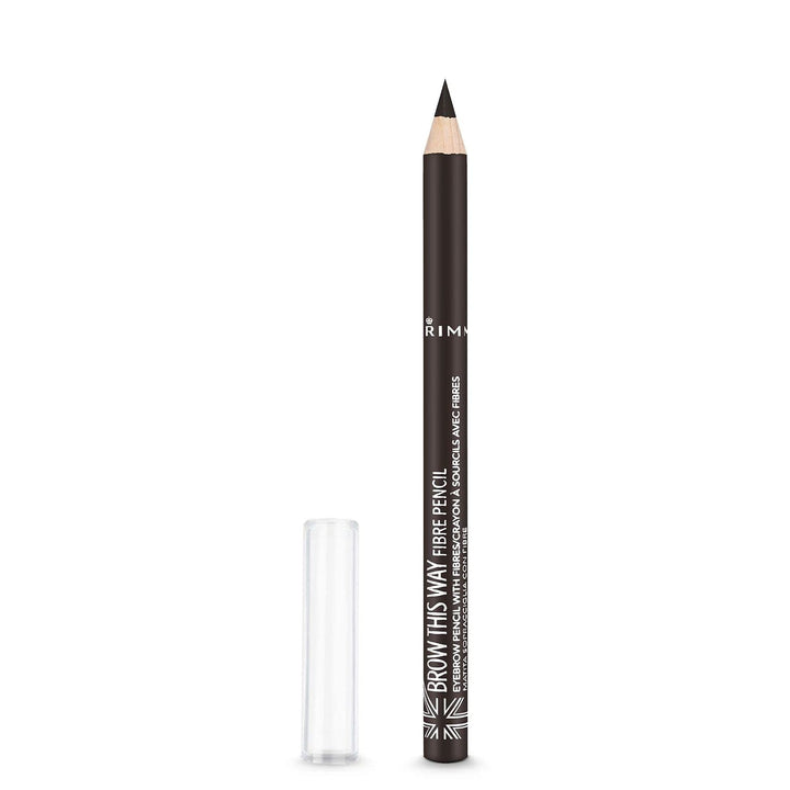 Rimmel Brow This Way Fibre Pencil, Dark Brown, 0.05 Ounce